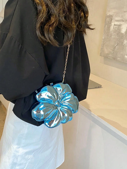 New Flower Bag Qingxin Sweet Shoulder Diagonal Straddle Bag, Essential Wedding Items, Perfectly Matching With Graduation Dress, Prom Dresses, Perfectly Matching With Prom Accessories, Exquisite Floral