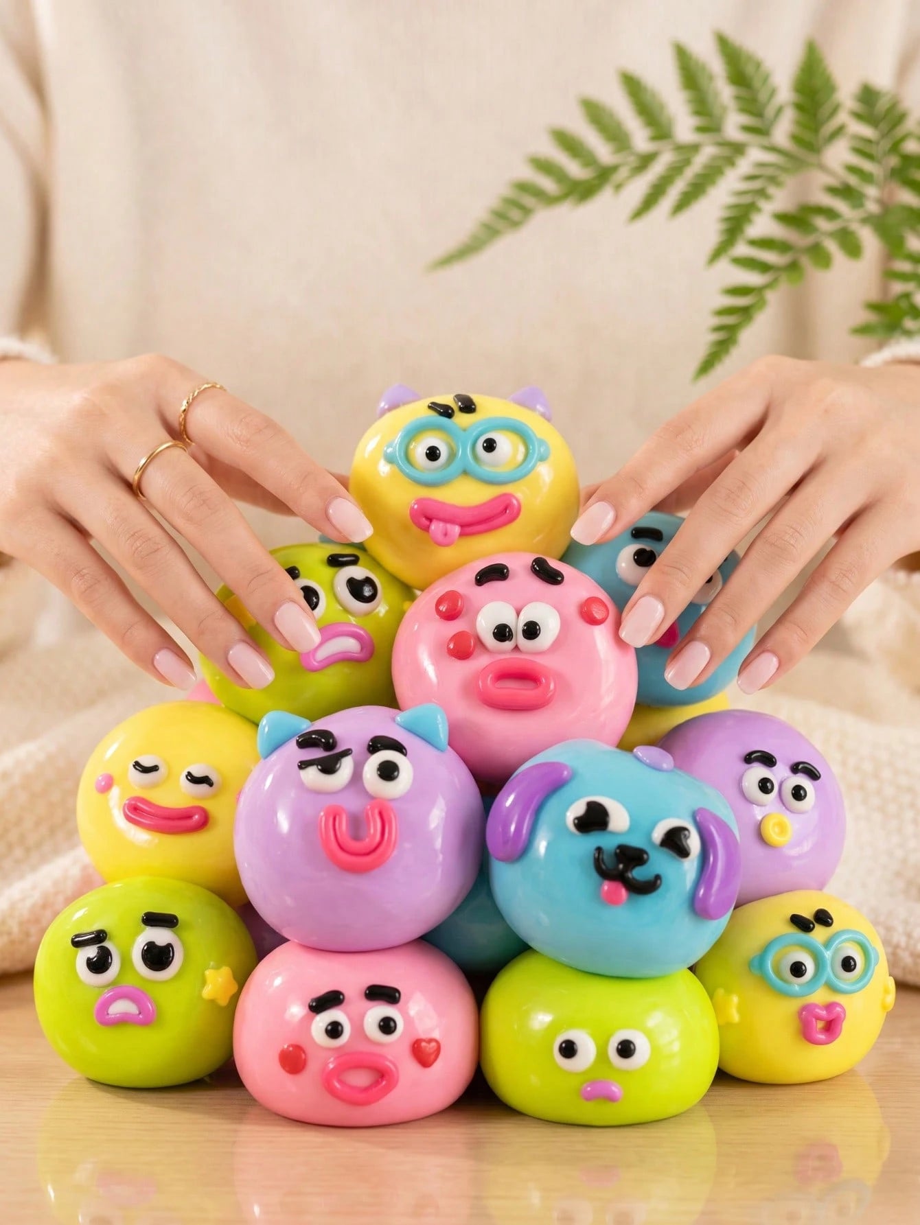 New Smushers Squishy-Curiosities Dog Face Swap Squeeze Toy, Soft Slow Rebound Stress Relief Toy, Cute Dog Face Sensory Decompression Fingertip Toy, Suitable For Adults To Relieve Anxiety, Ideal Birthd