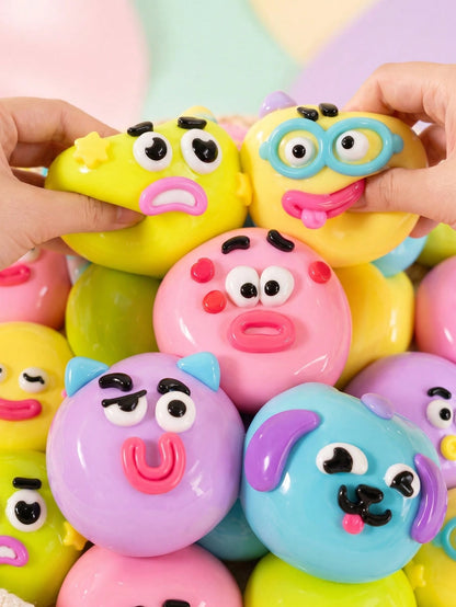 New Smushers Squishy-Curiosities Dog Face Swap Squeeze Toy, Soft Slow Rebound Stress Relief Toy, Cute Dog Face Sensory Decompression Fingertip Toy, Suitable For Adults To Relieve Anxiety, Ideal Birthd