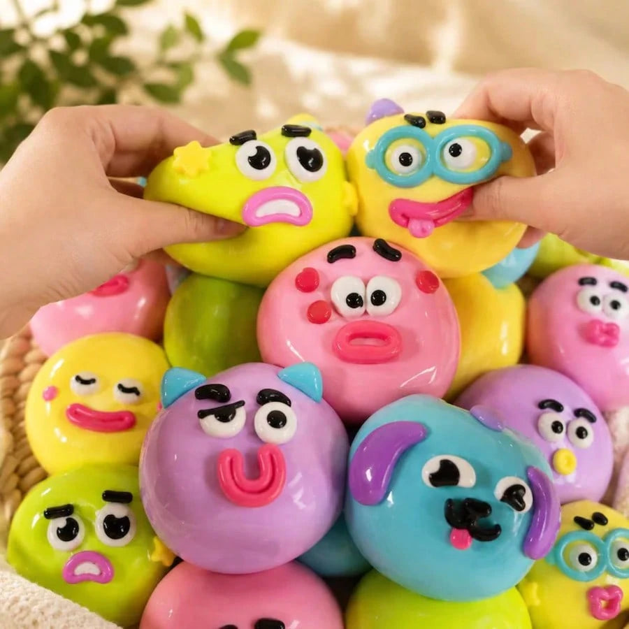 New Smushers Squishy-Curiosities Dog Face Swap Squeeze Toy, Soft Slow Rebound Stress Relief Toy, Cute Dog Face Sensory Decompression Fingertip Toy, Suitable For Adults To Relieve Anxiety, Ideal Birthd