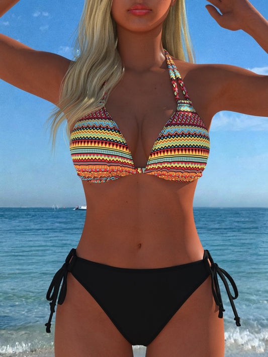 New Women's Swimwear Swimsuit Beach Wear Swim Dress Swimsuit Set Women's Swimwear Summer Beach Holiday Vacation Sexy Fashion Elegant Two Pieces Women's Bikini Set