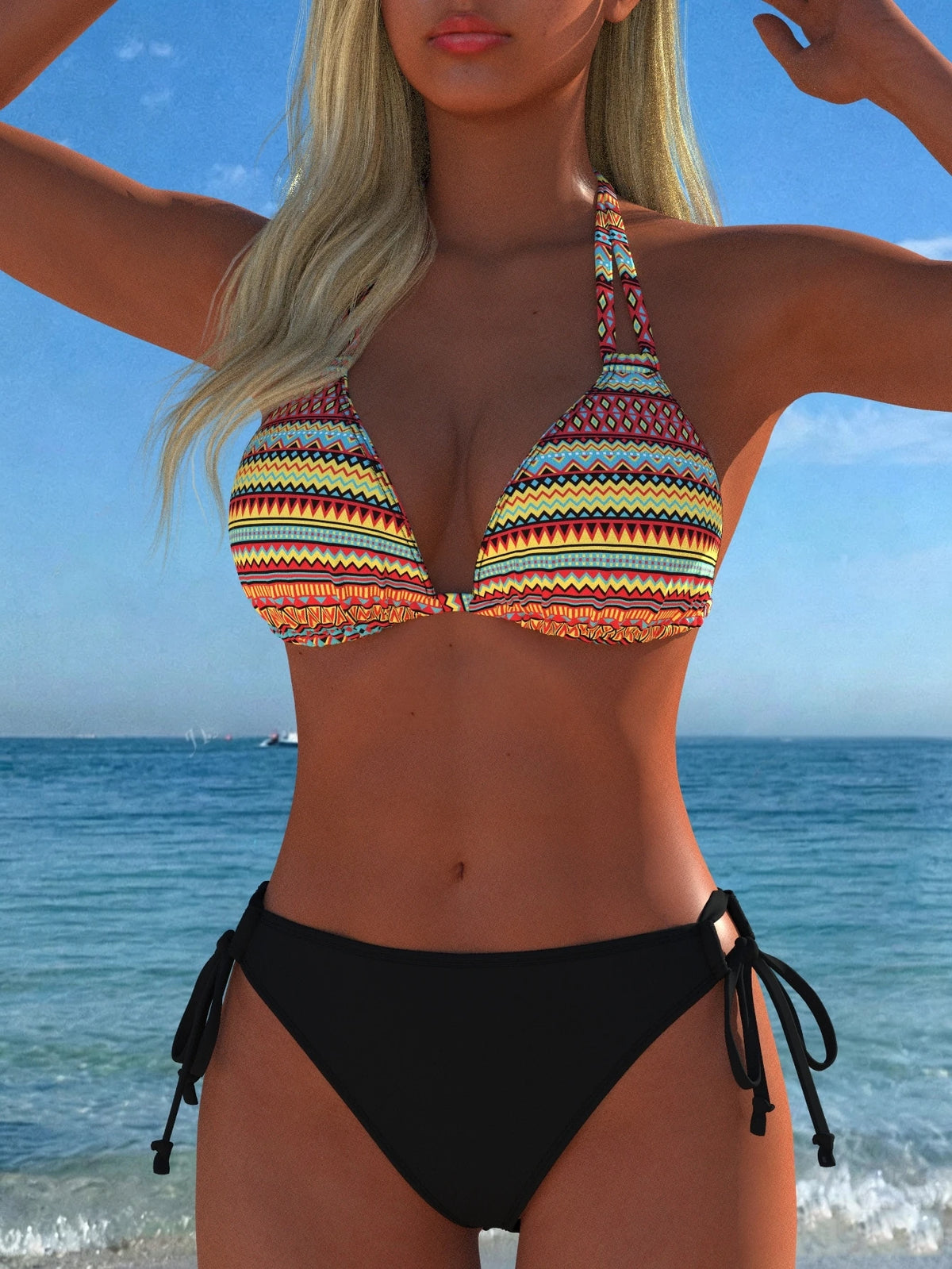 New Women's Swimwear Swimsuit Beach Wear Swim Dress Swimsuit Set Women's Swimwear Summer Beach Holiday Vacation Sexy Fashion Elegant Two Pieces Women's Bikini Set