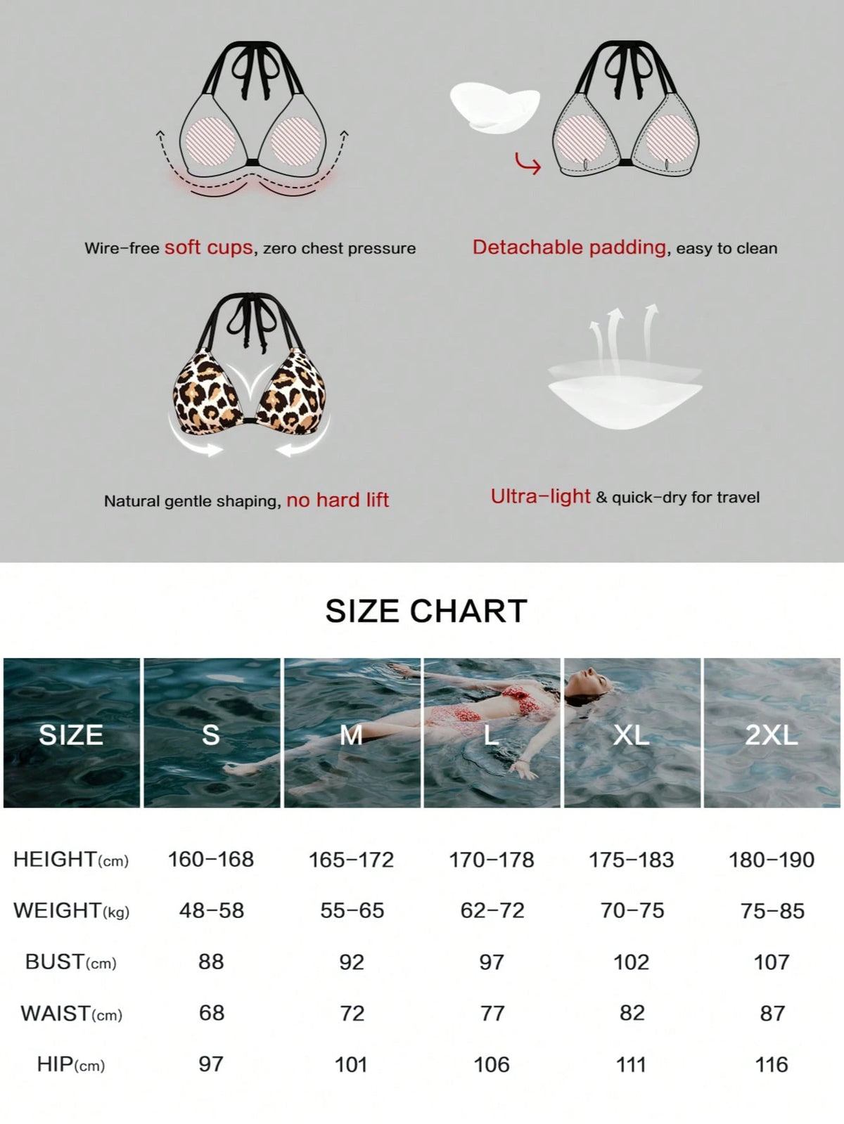 New Women's Swimwear Swimsuit Beach Wear Swim Dress Swimsuit Set Women's Swimwear Summer Beach Holiday Vacation Sexy Fashion Elegant Two Pieces Women's Bikini Set