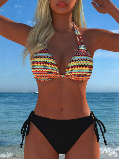 New Women's Swimwear Swimsuit Beach Wear Swim Dress Swimsuit Set Women's Swimwear Summer Beach Holiday Vacation Sexy Fashion Elegant Two Pieces Women's Bikini Set
