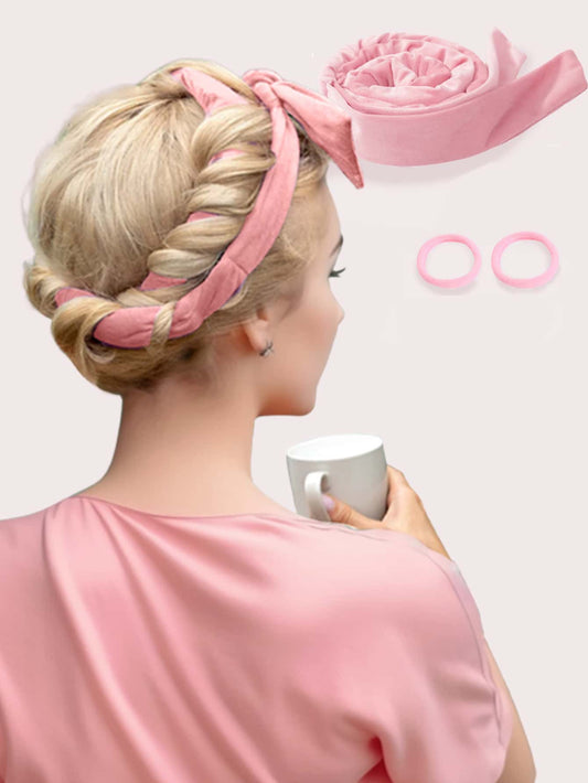 No-Heat Curling Hair Band, No-Heat Curling Hair Tie, Sleep Curling Hair Tie, Natural Soft Wave DIY Curling Hairstyling Tool, Curling Iron, No-Heat Curling, Curling Iron, Hair Salon Beauty Travel Essen