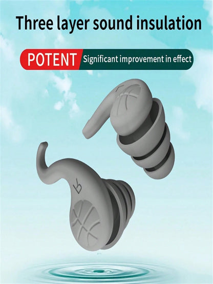 Noise-Proof Ear Plugs For Sleeping-4 Pairs Reusable Soft SiliconeNoise Block Earplugs For Sound Proof, 40db Noise Reduction Earplugfor For Sleeping, Snoring, Studying, Concerts, Noise-Proof AndHearing
