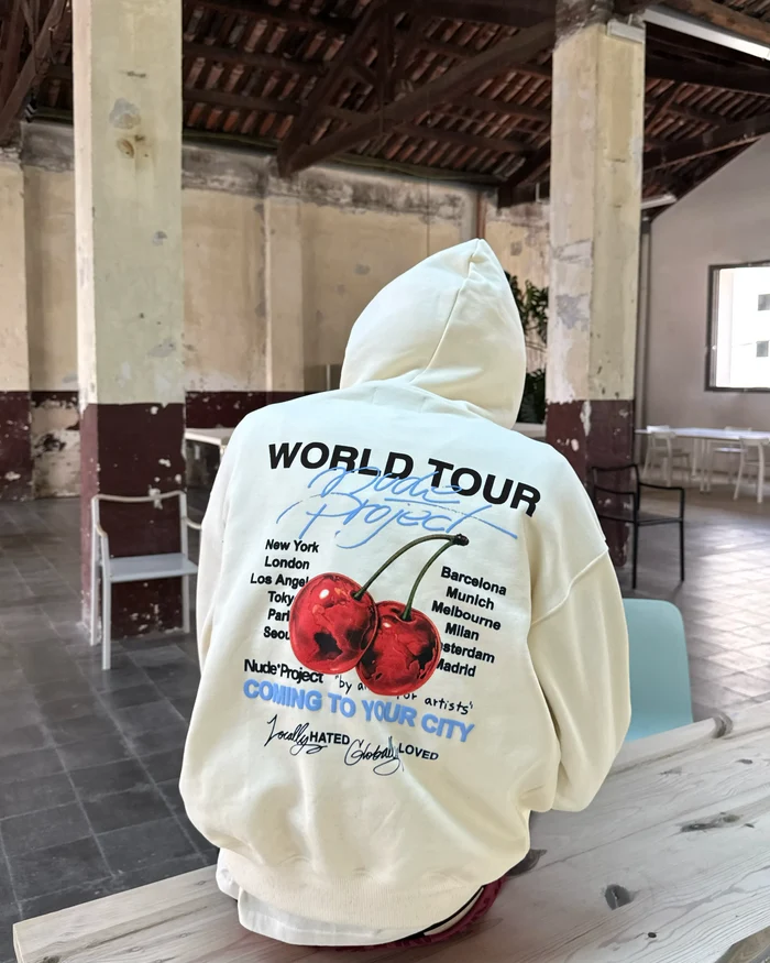 Nude Tour Hoodie Marshmallow