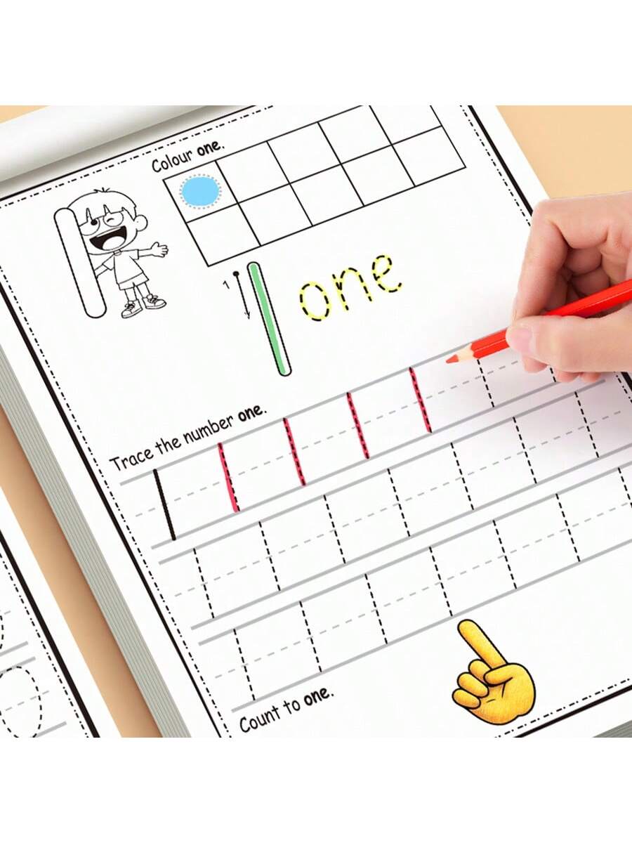 "Numbers Workbook 0-30: Comprehensive Number Tracing, Writing, Counting & Coloring Practice, Ideal For Early Math Skill Development & Numerical Literacy"