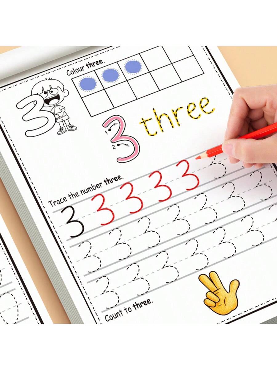 "Numbers Workbook 0-30: Comprehensive Number Tracing, Writing, Counting & Coloring Practice, Ideal For Early Math Skill Development & Numerical Literacy"