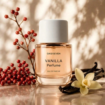 OASISEVEN PPHLUR Vanilla Eau De Parfum – 1.7oz Full Size Perfume Spray – Warm Vanilla Fragrance With Pink Pepper, Cashmere Wood & Sandalwood – Soft, Cozy & Long-Lasting Scent For Women –Everyday Signa