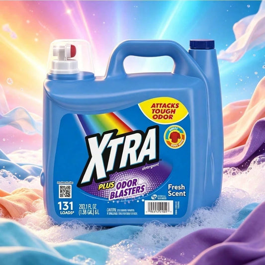Odor-Fighting Laundry Detergent| Eliminates Tough Sweat & Body Odor, Lavender & Sweet Vanilla, For Family Use