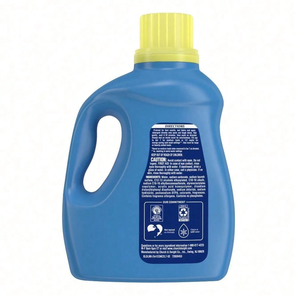 Odor-Fighting Laundry Detergent| Eliminates Tough Sweat & Body Odor, Lavender & Sweet Vanilla, For Family Use