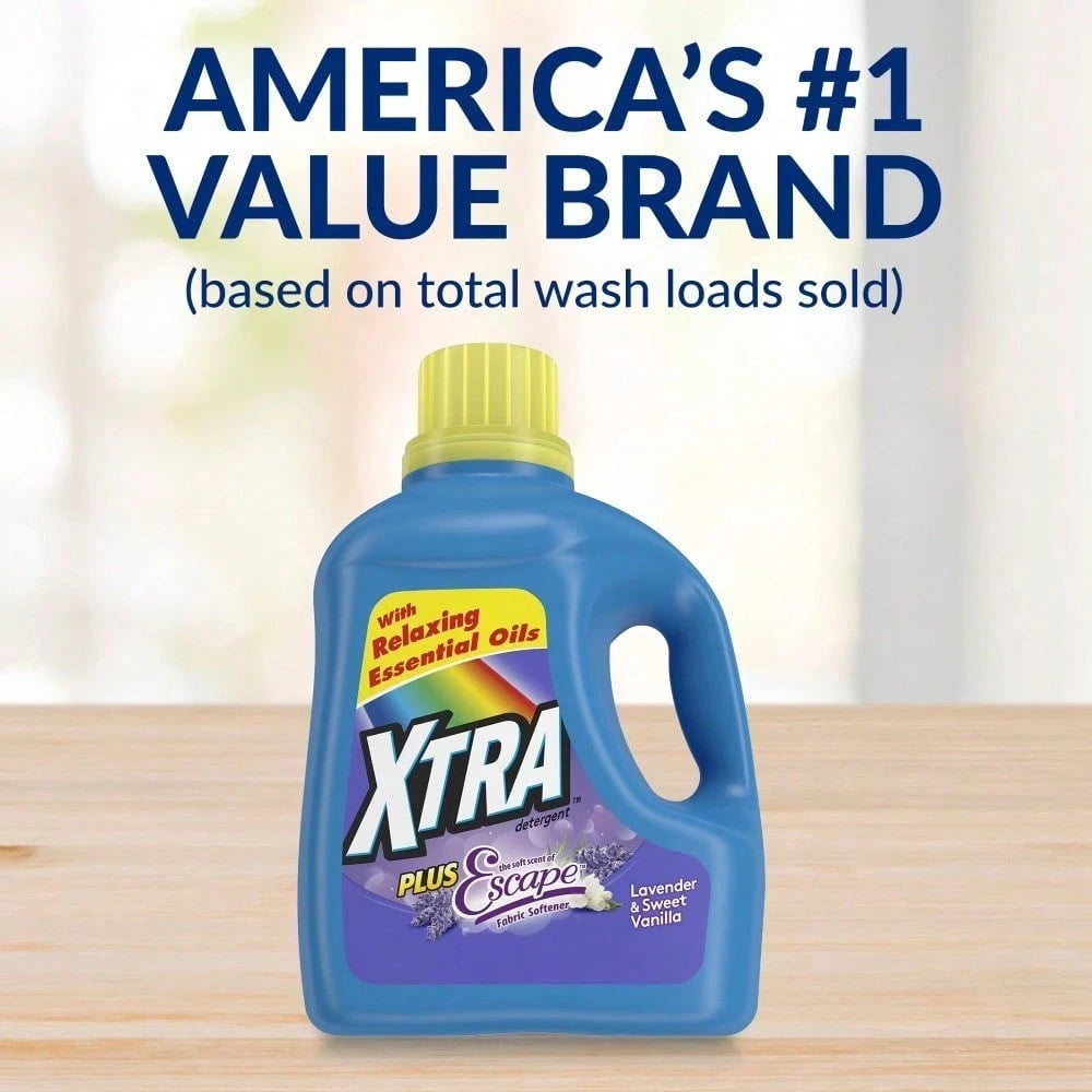 Odor-Fighting Laundry Detergent| Eliminates Tough Sweat & Body Odor, Lavender & Sweet Vanilla, For Family Use
