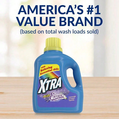 Odor-Fighting Laundry Detergent| Eliminates Tough Sweat & Body Odor, Lavender & Sweet Vanilla, For Family Use