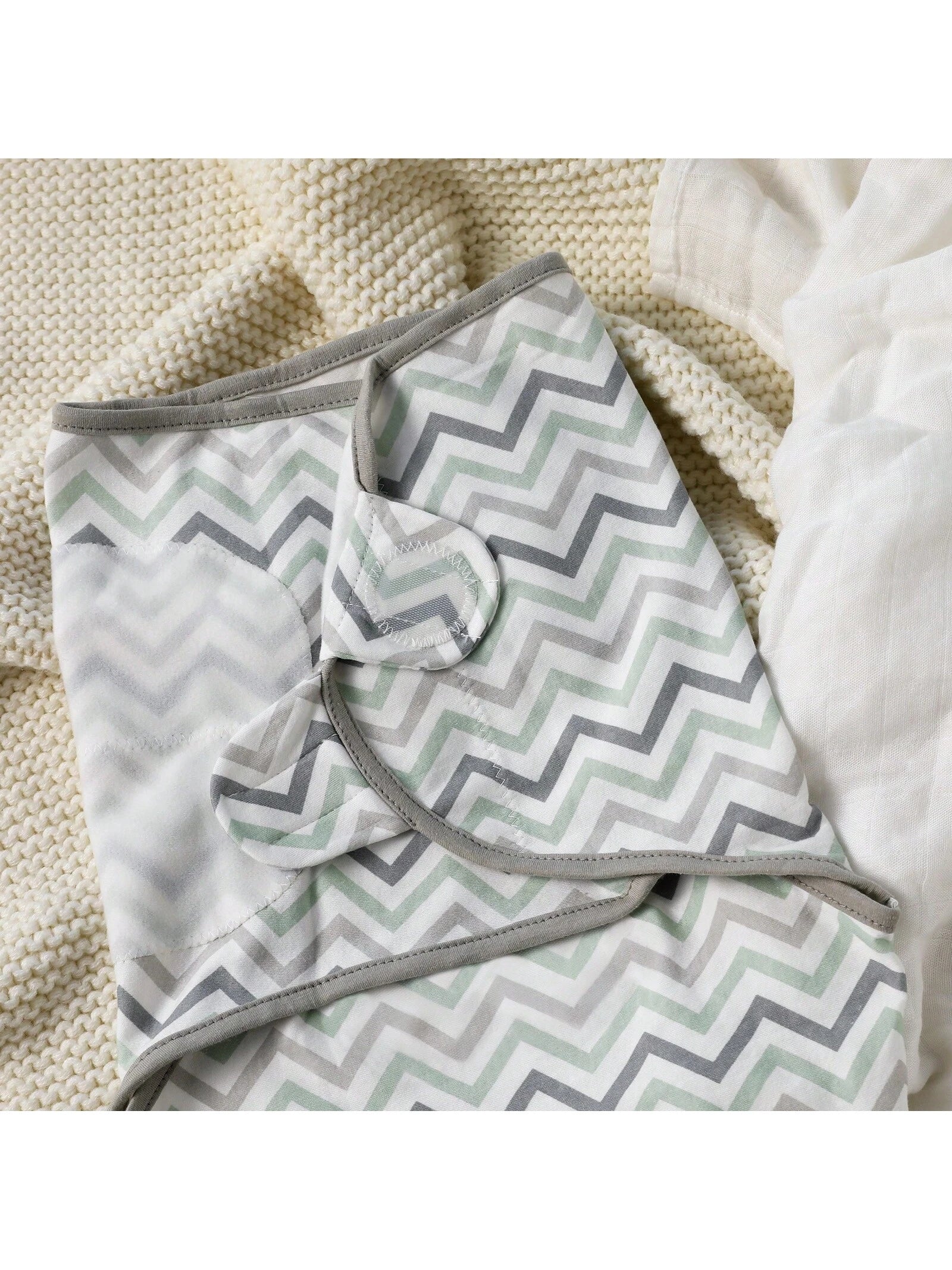 Organic Swaddle Sacks For Newborn- Baby Swaddles 0-3 Months, 3-Pack Newborn Swaddle Sack, Gray Stripe & Animal World, Baby Swaddle Blanket Wrap