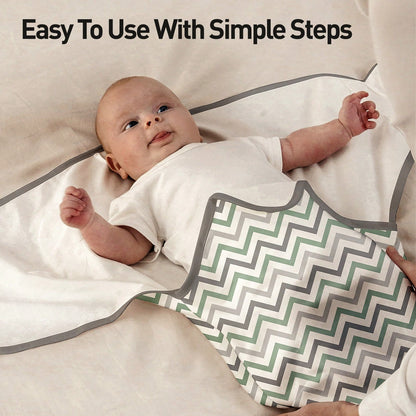 Organic Swaddle Sacks For Newborn- Baby Swaddles 0-3 Months, 3-Pack Newborn Swaddle Sack, Gray Stripe & Animal World, Baby Swaddle Blanket Wrap