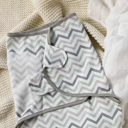 Organic Swaddle Sacks For Newborn- Baby Swaddles 0-3 Months, 3-Pack Newborn Swaddle Sack, Gray Stripe & Animal World, Baby Swaddle Blanket Wrap
