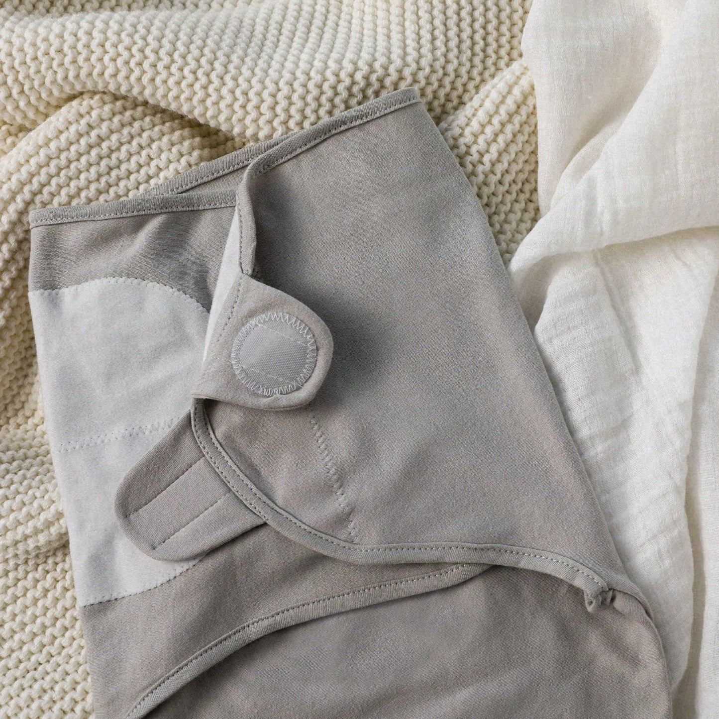 Organic Swaddle Sacks For Newborn- Baby Swaddles 0-3 Months, 3-Pack Newborn Swaddle Sack, Gray Stripe & Animal World, Baby Swaddle Blanket Wrap