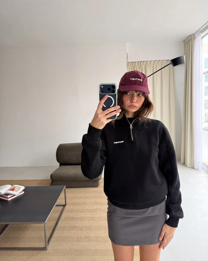 Origins Quarter-Zip Black