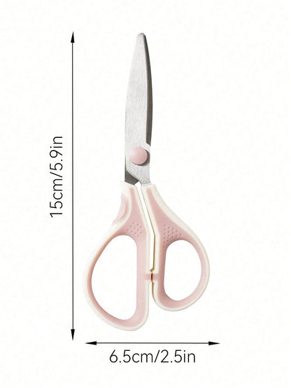 (Oule) Multi-Purpose Stainless Steel Scissors For School, Office And Home Use- Durable, Portable, Multi-Purpose Craft And Paper Cutting Tool With Comfort Handle, Stationery, Office Supplies
