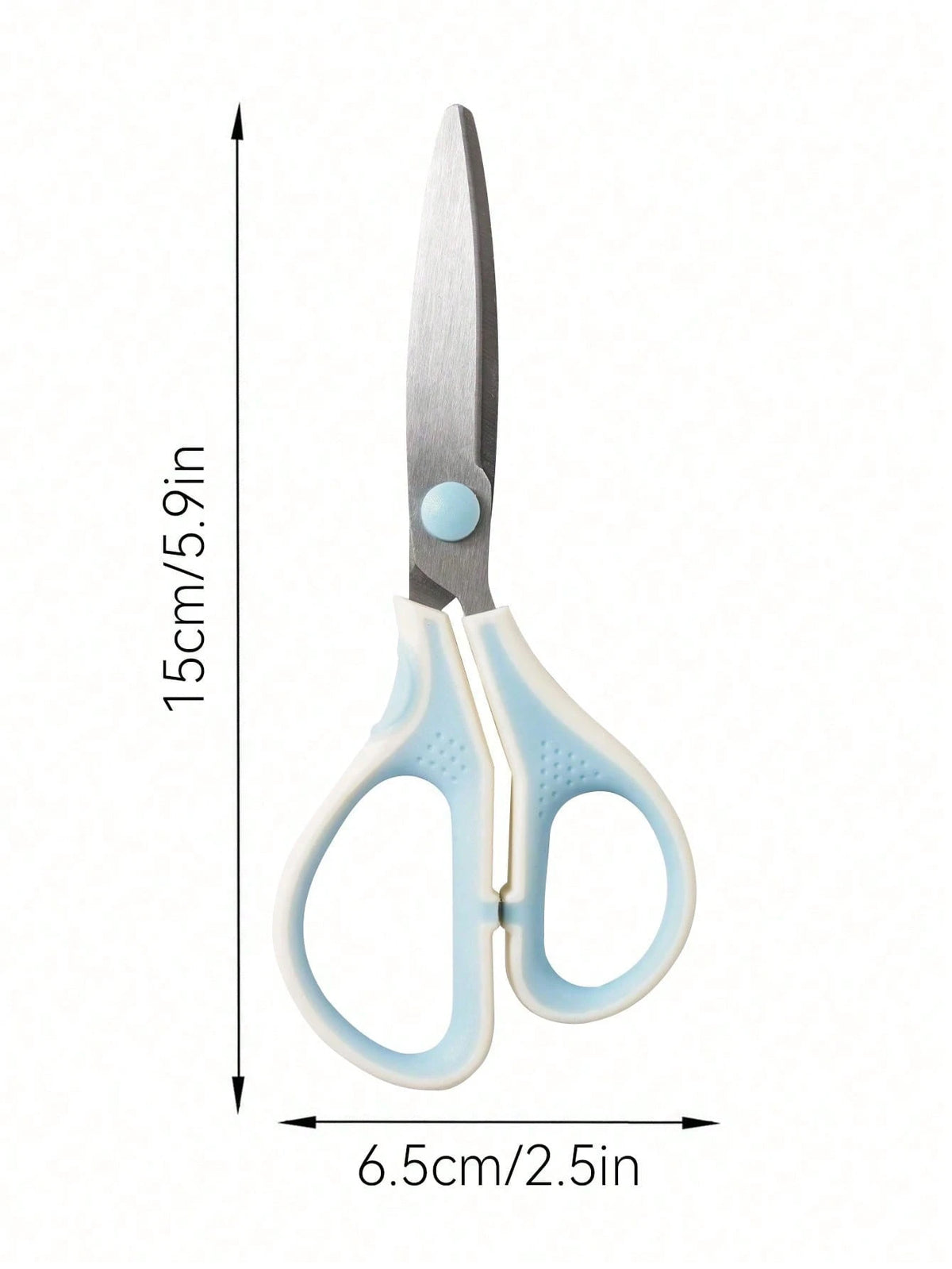 (Oule) Multi-Purpose Stainless Steel Scissors For School, Office And Home Use- Durable, Portable, Multi-Purpose Craft And Paper Cutting Tool With Comfort Handle, Stationery, Office Supplies