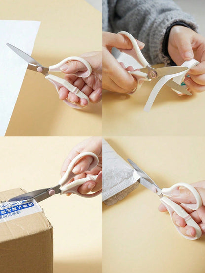 (Oule) Multi-Purpose Stainless Steel Scissors For School, Office And Home Use- Durable, Portable, Multi-Purpose Craft And Paper Cutting Tool With Comfort Handle, Stationery, Office Supplies