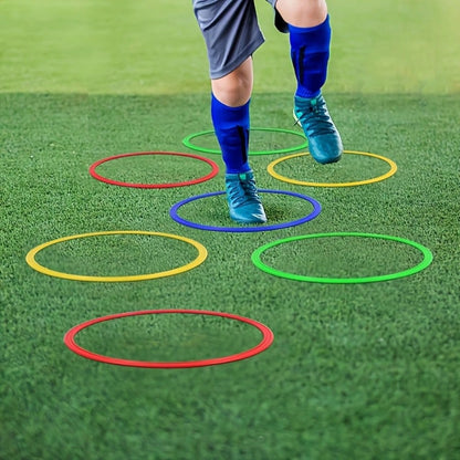 Outdoor Sports Agility Ladder Set| Perfect Football/Rugby Training Equipment Set- Includes Agility Ladder, Resistance Parachute, Multiple Markers/Training Cones And Storage Bag| Suitable For Speed