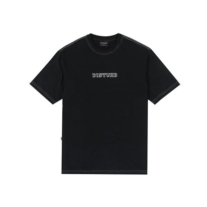 Outline Logo T-Shirt in Black - Four Street