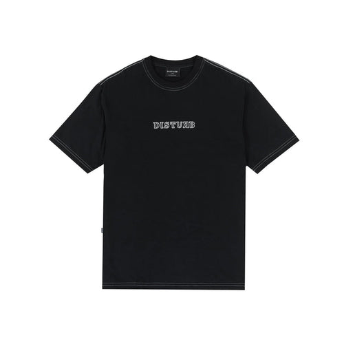 Outline Logo T-Shirt in Black - Four Street