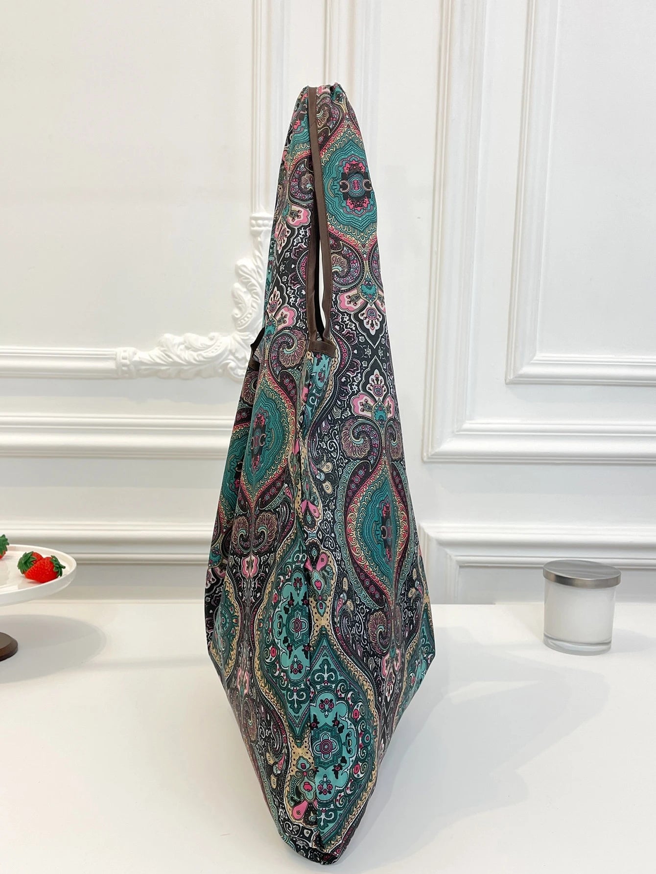 Paisley Graphic Shopper Bag Large Tote Bag