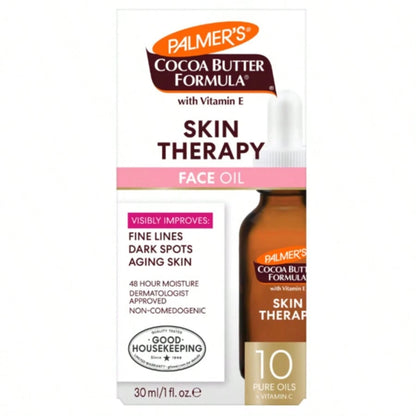 Palmer's Cocoa Butter Formula Skin Therapy Oil For Face Rosehip Fragrance 1 Fl Oz Vitamin C & Retinol Glow Treatment