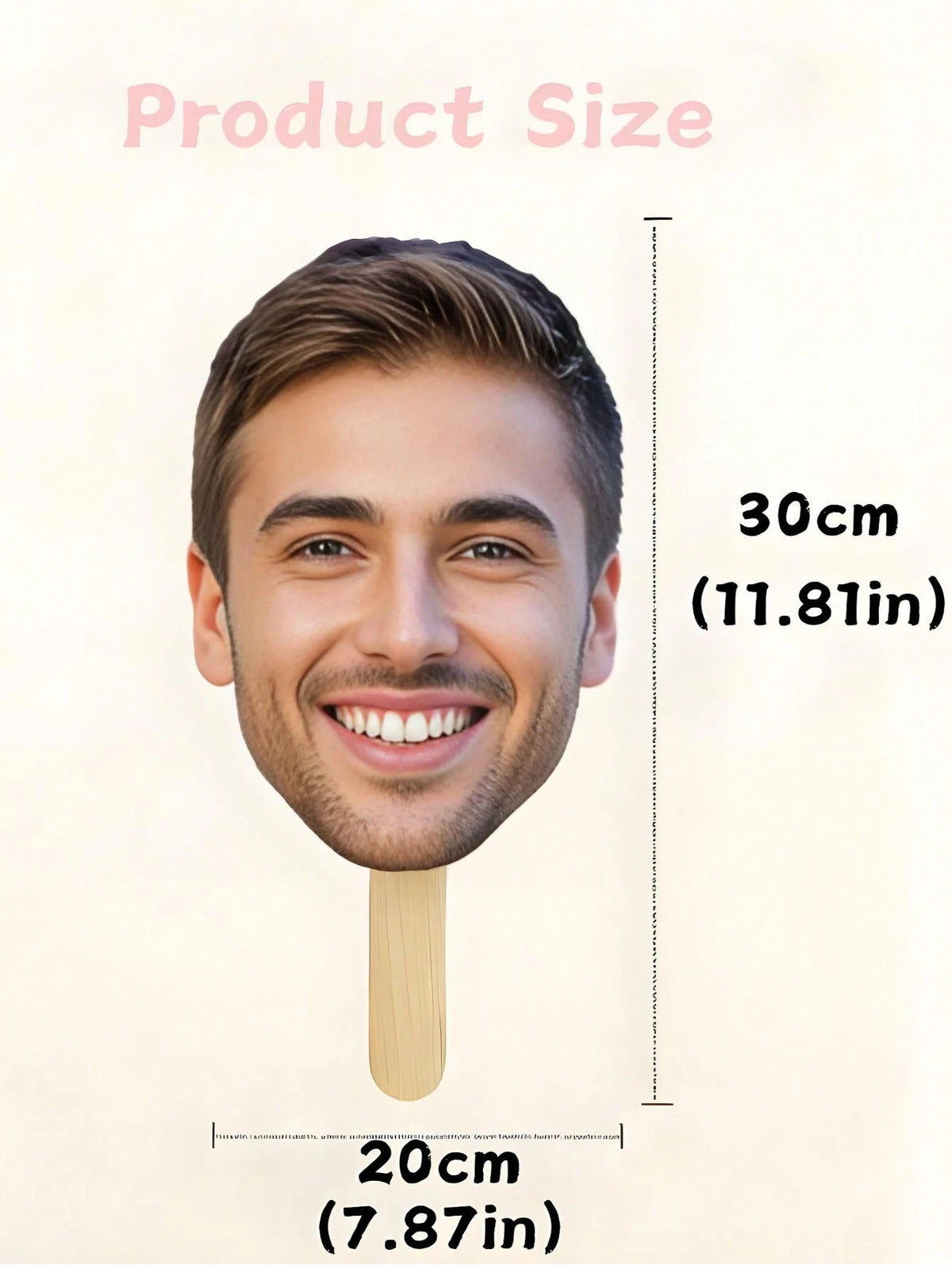 Personalized Custom Face Handheld Prop, Bachelor Party, Custom Big Head Handheld Prop, Birthday Party, Gift For Him/Her, Boyfriend, Girlfriend, Party Decoration