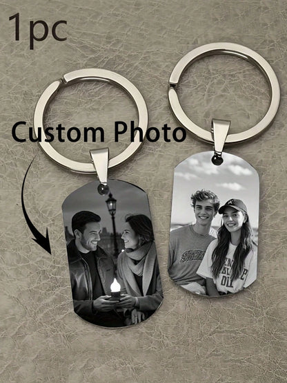 Personalized Photo, Anniversary Gift, Halloween Decoration, Backpack Pendant, Birthday Gift, Valentine's Day, Mother's Day, Graduation, Christmas Gift, Rose Gold, Platinum, Suitable For College Studen