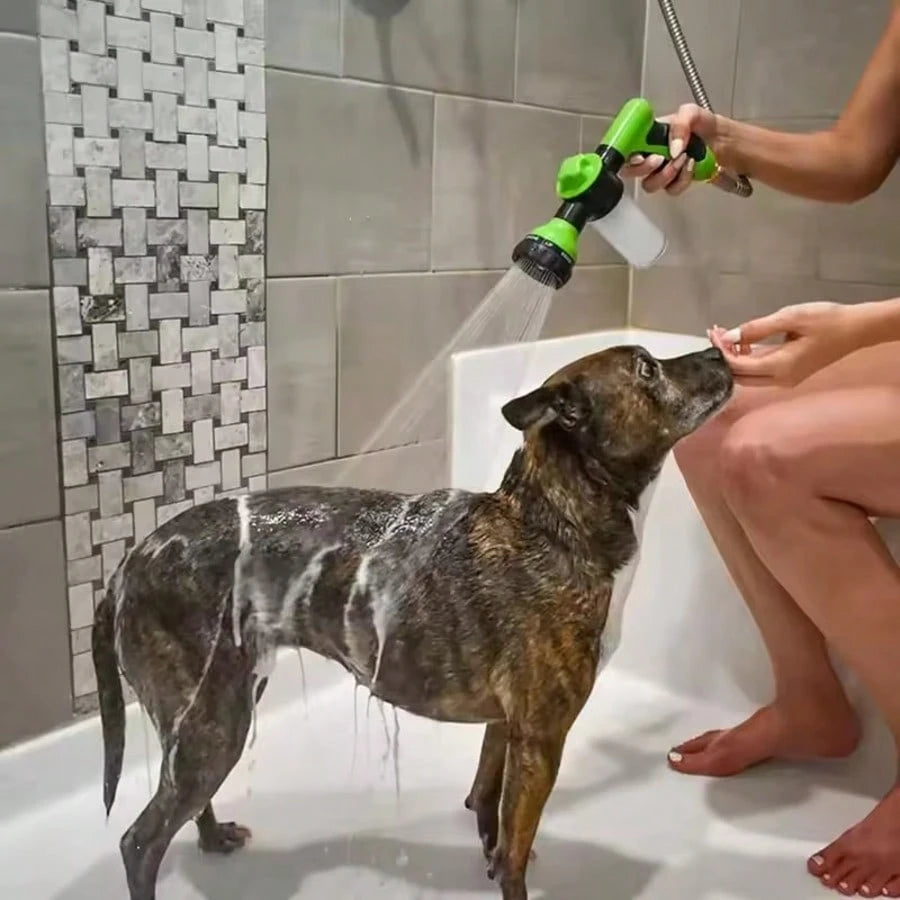 Pet Horse Shower Sprayer Adjustable High-Pressure Sprayer Nozzle Hose Dog Shower Gun Wash Garden Animal Horse Car Cleaning Tool