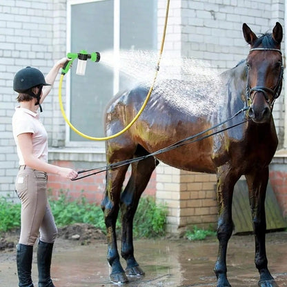 Pet Horse Shower Sprayer Adjustable High-Pressure Sprayer Nozzle Hose Dog Shower Gun Wash Garden Animal Horse Car Cleaning Tool