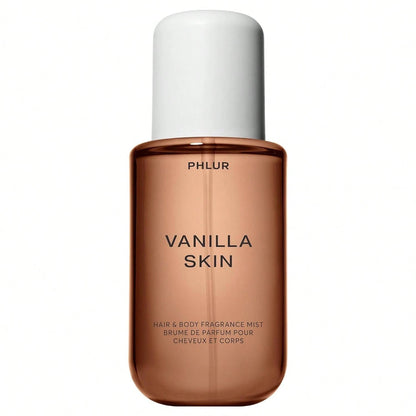 PHLUR Vanilla Skin Fragrance Spray, With Vanilla Theme, Combines Fruit Fragrance And Creamy Feeling, Sweet, Warm And Super Healing. It Is Suitable For Daily Use Or Gift Giving. Enhance The Atmosphere