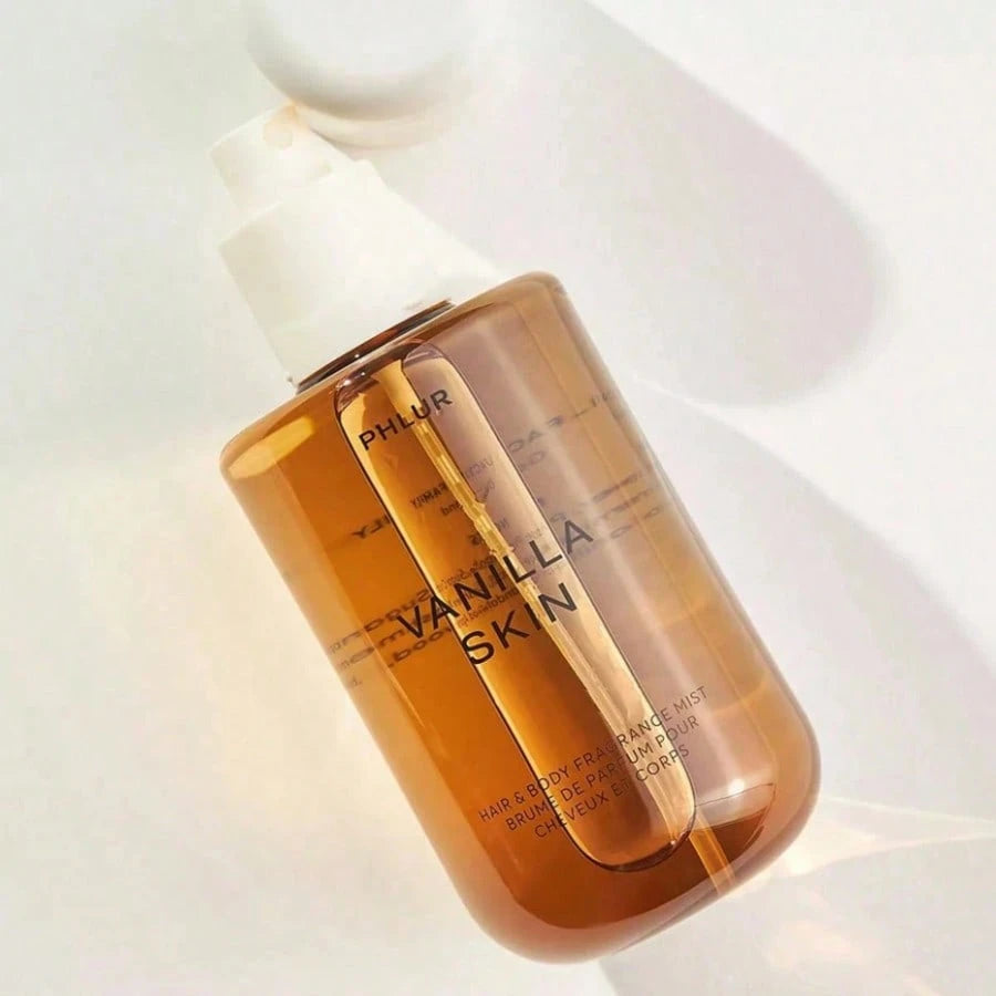 PHLUR Vanilla Skin Fragrance Spray, With Vanilla Theme, Combines Fruit Fragrance And Creamy Feeling, Sweet, Warm And Super Healing. It Is Suitable For Daily Use Or Gift Giving. Enhance The Atmosphere