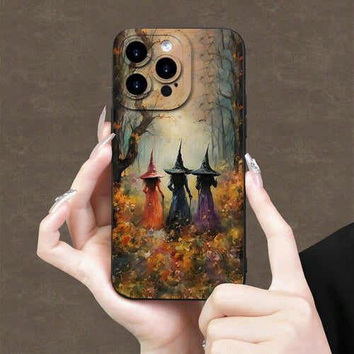 Phone Case: Forest Witch Creative Pattern, New Angel Eye Mobile Phone Case, Fun, Simple And Fashionable Personality For Men And Women Suitable For IPhone Mobile Phone Case,Suitable For IPhone17 Air