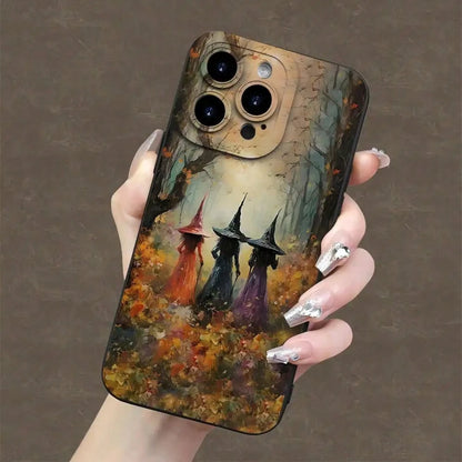 Phone Case: Forest Witch Creative Pattern, New Angel Eye Mobile Phone Case, Fun, Simple And Fashionable Personality For Men And Women Suitable For IPhone Mobile Phone Case,Suitable For IPhone17 Air