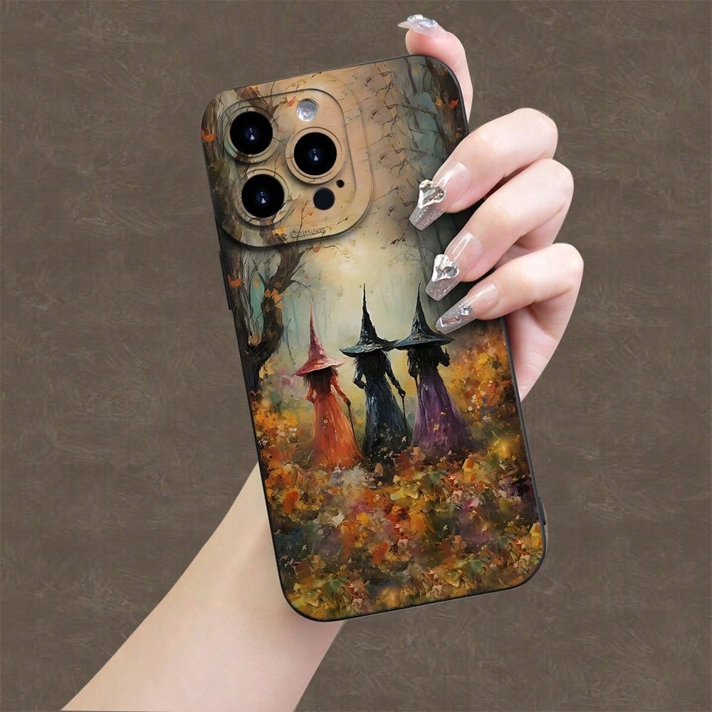 Phone Case: Forest Witch Creative Pattern, New Angel Eye Mobile Phone Case, Fun, Simple And Fashionable Personality For Men And Women Suitable For IPhone Mobile Phone Case,Suitable For IPhone17 Air