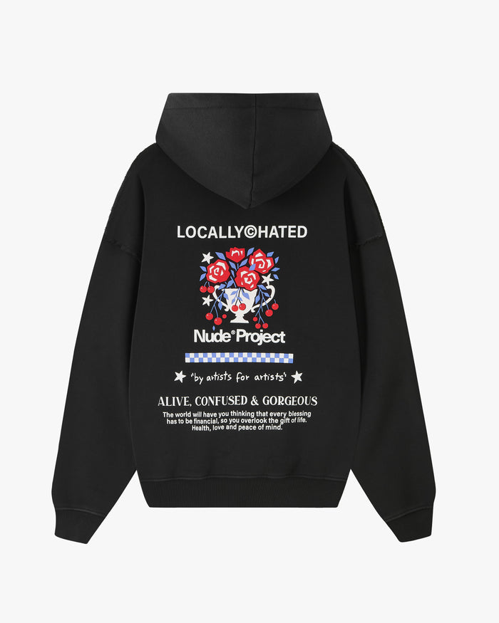 Piston Hoodie Black