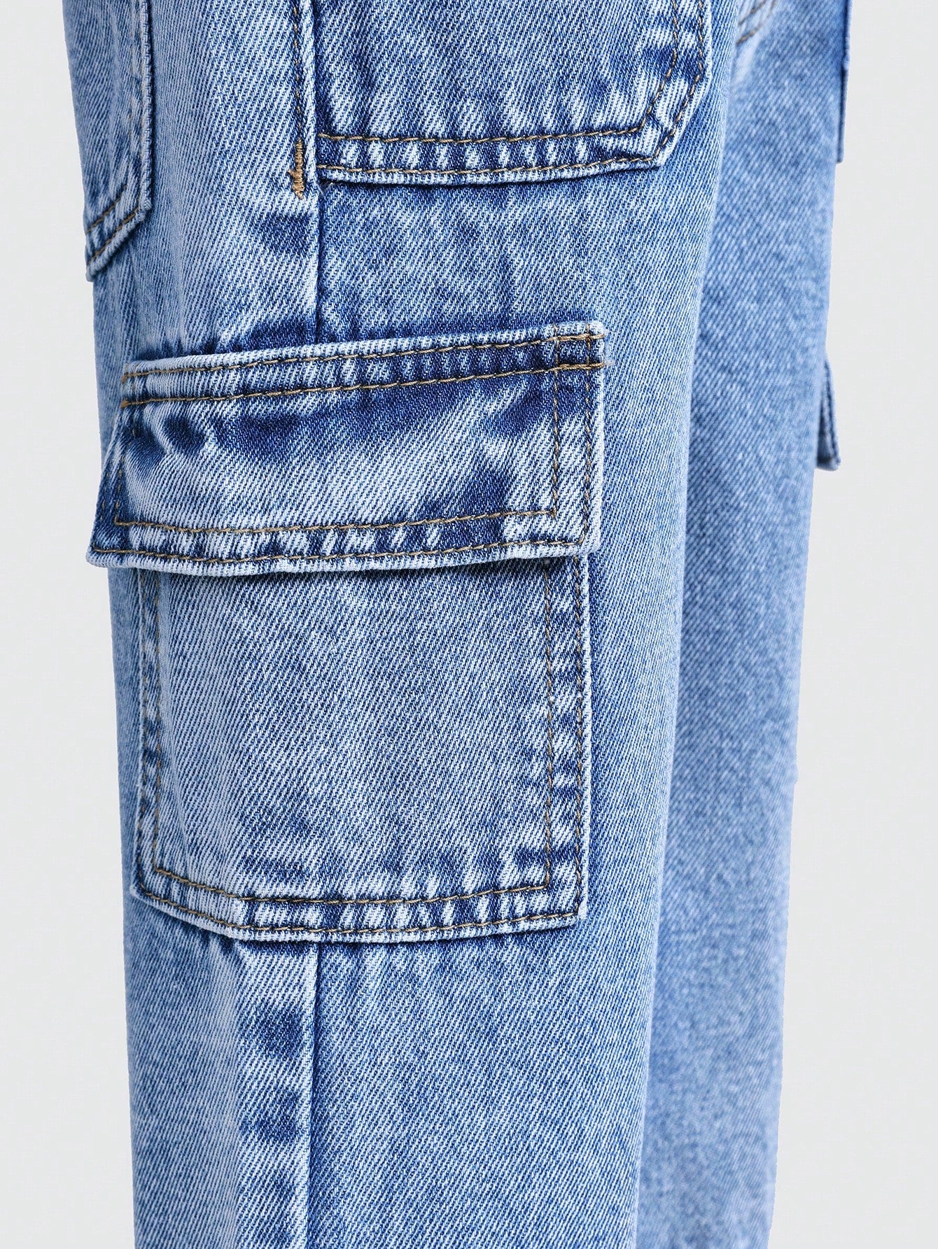 Playful Pals Baby Boy Cotton Adjustable Waist Cargo Pocket Casual Pants