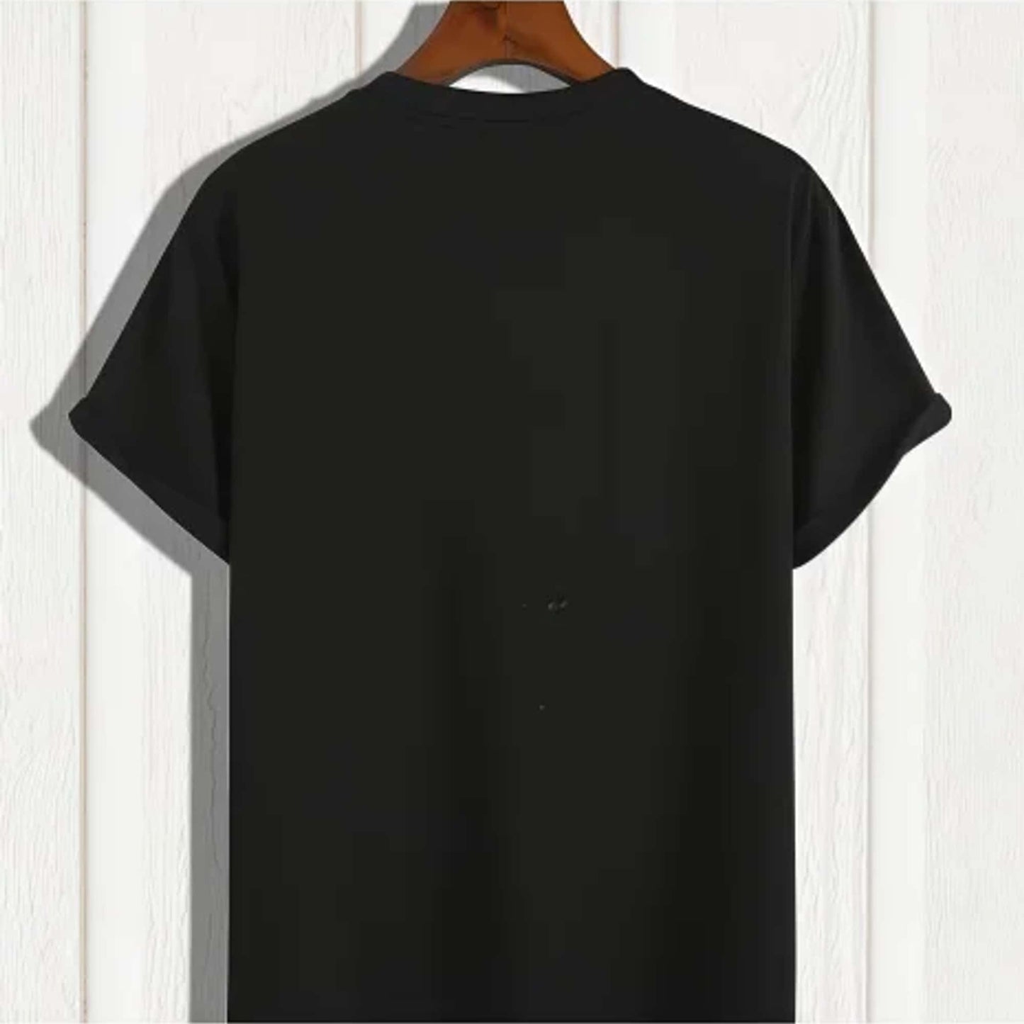 Plus Size Women's Printed T-Shirt- Black Pumpkin Leopard Print, Soft And Breathable Cotton Crew Neck- Autumn Halloween Thanksgiving Casual Wear
