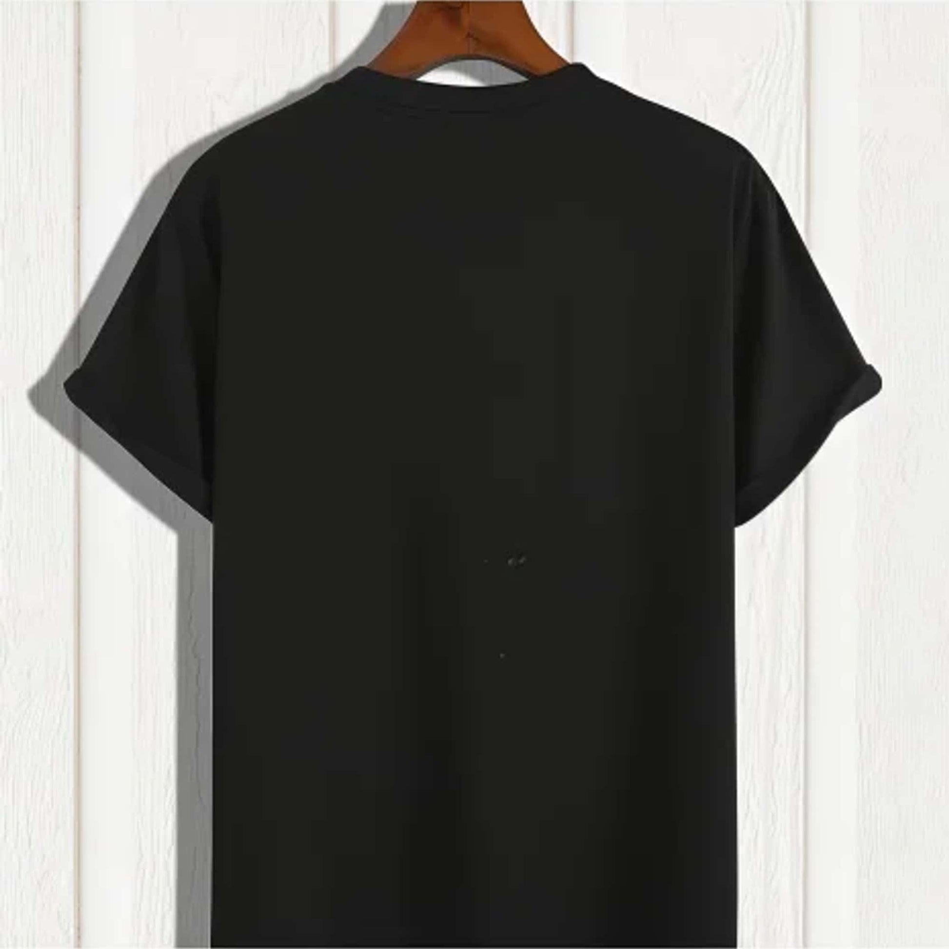 Plus Size Women's Printed T-Shirt- Black Pumpkin Leopard Print, Soft And Breathable Cotton Crew Neck- Autumn Halloween Thanksgiving Casual Wear