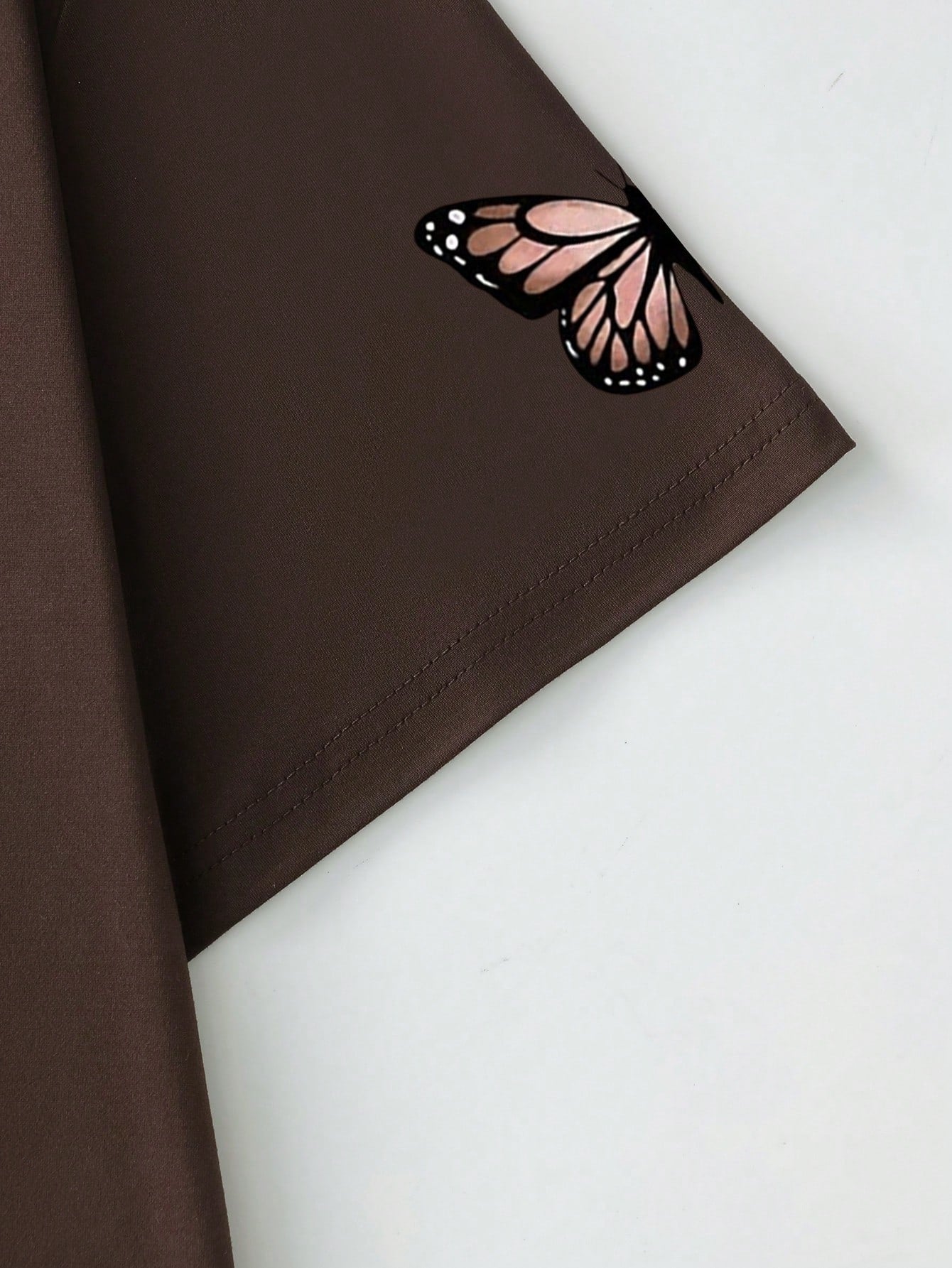 Plus Size Women's Summer Casual Vacation Daily Commute Butterfly Print Loose Fit T-Shirt, Suitable For Summer Holiday, Beach, Vacation, Spring, Valentine's Day, Carnival, Mother's Day Gift; Mom Gift