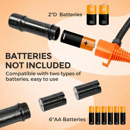 Portable Battery Electric Fuel Transfer Pump 2.8 GPM- Must-Have Garage Tool Fast Siphon Liquid Extractor, Perfect Gift For Men Dad, For Vehicles Boats Lawn Equipment