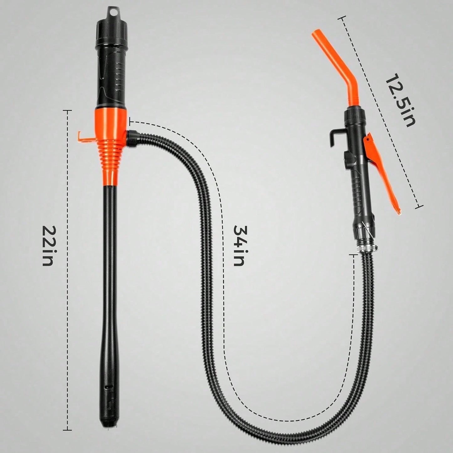 Portable Battery Electric Fuel Transfer Pump 2.8 GPM- Must-Have Garage Tool Fast Siphon Liquid Extractor, Perfect Gift For Men Dad, For Vehicles Boats Lawn Equipment