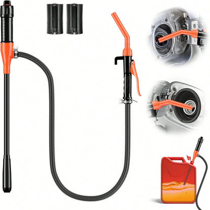 Portable Battery Electric Fuel Transfer Pump 2.8 GPM- Must-Have Garage Tool Fast Siphon Liquid Extractor, Perfect Gift For Men Dad, For Vehicles Boats Lawn Equipment