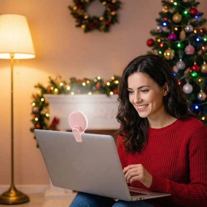 Portable LED Selfie Ring Light Mirror Lamp, Portable Lighting Lamp, Beauty Halo Light For Photography, Live Streaming Clip Light Selfie Light, LED Light, Night Light, Reading Light, Suitable For Campi
