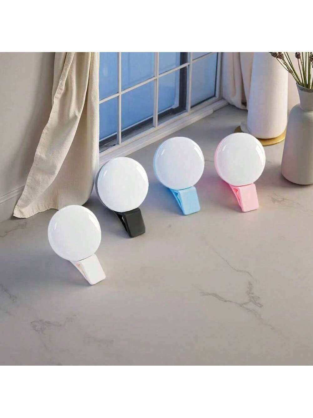 Portable LED Selfie Ring Light Mirror Lamp, Portable Lighting Lamp, Beauty Halo Light For Photography, Live Streaming Clip Light Selfie Light, LED Light, Night Light, Reading Light, Suitable For Campi